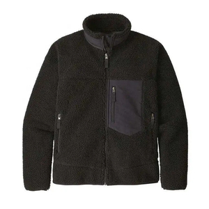 Chaqueta Sherpa Extra Grande con Logotipo Personalizado, Chaqueta de Forro Polar, Cierre de Cremallera, Transpirable, Informal, Cálida, para Hombre - Product Image 2