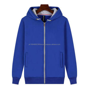 Vente de gros LOGO personnalisé Sweat-shirt en velours pour homme Sweat à capuche marron Sweat-shirt à manches longues - Product Image 3