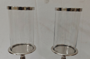 <b>Candle</b> Holders Glass Metal Home Decoration For Home Wedding Party Christmas Easter Table Centerpiece Decor <b>Candle</b> <b>Hurricane</b> - Product Image 4