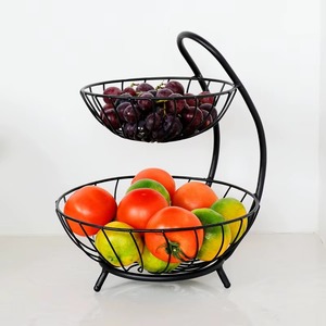 Optimum Quality Amazing <b>Wired</b> Fruit <b>Basket</b> Creative Fruit <b>Basket</b> With Golden Finished Luxurious Quality - Product Image 3