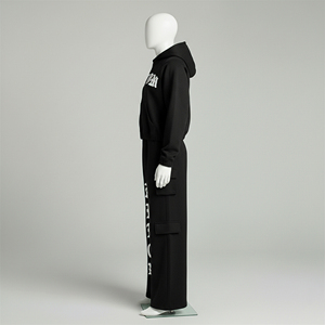 Ensemble de survêtement décontracté à capuche en coton épais de haute qualité pour hommes et femmes, idéal pour l'hiver et le sport - Product Image 4