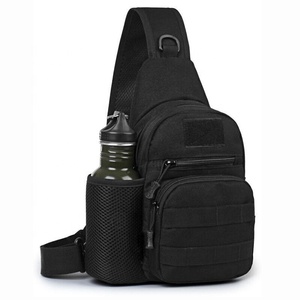 Hot Selling Men Tactical Chest Fanny Packs Cross Body Travel Hiking Sports Shoulder Backpack - Product Image 1