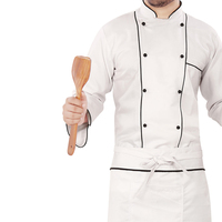 Uniformes de chef pour adultes, col montant, manches longues, best-sellers en gros pour restaurants, bars et cuisines