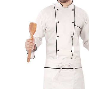 Uniformes de Chef al por Mayor Más Vendidos para Restaurantes, Bares y Cocinas, con Cuello Alto y Mangas Largas para Adultos - Product Image 6