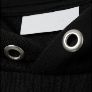 Sudadera con Capucha Negra para Hombre, Corte Holgado, Estilo Casual de Otoño, con Bolsillo Delantero y Manga Regular - Product Image 5