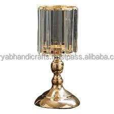 Support de bougie décoratif de table en fer noir, fait sur mesure pour la décoration de la maison, mariage - Product Image 4