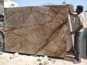 Losas y Azulejos de Mármol Dorado de la Selva Tropical de Primera Calidad, con Vetas Ricas y Lujosas, Ideales para Espacios Residenciales y Comerciales y Proyectos de Diseño - Product Image 2