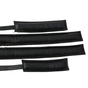 Conjunto de Restricciones de Muñeca a Tobillo de Cuero Genuino para Juegos de Bondage Seguros - Product Image 4