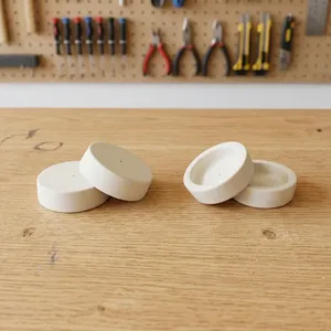 Tapas de Cuarzo Sílice Blancas de Forma Redonda para Uso en Laboratorio y Aplicaciones Refractarias - Product Image 2