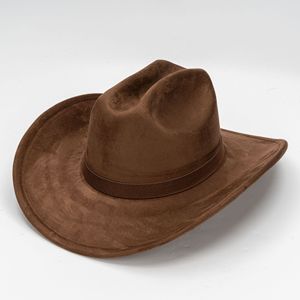 Sombrero de Vaquero de Gamuza Vintage de Alta Calidad con Logotipo Personalizado y Marca Privada - Product Image 2