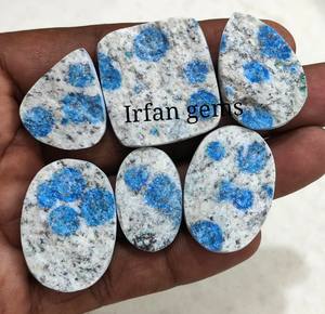 Haute qualité naturel K2 jaspe Cabochon vernis à la main pierre précieuse Semi précieuse en vrac bijoux faits à la main cadeau pour elle K2 jaspe Druzy - Product Image 3