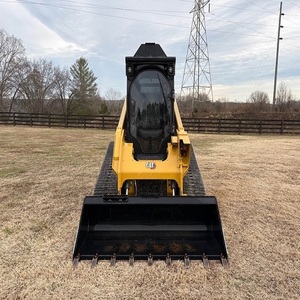 Chargeuse compacte sur chenilles CAT 299D3 XE 2024 avec broyeur forestier HM418C – Excellent prix – Chargeuse frontale sur chenilles pour tracteur – Broyeur forestier pour chargeuse compacte - Product Image 3