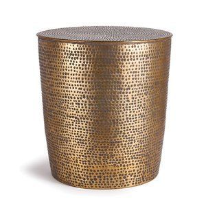 Table d'appoint en métal Aspire avec profil fin, idéale pour la placement au chevet et la décoration nocturne - Product Image 2