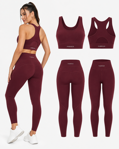Nouveaux ensembles de yoga tendance 2026 – Tenues de sport pour femmes de qualité supérieure – Ensembles d'entraînement pour femmes à bon prix – Vêtements de gym pour femmes – Ensembles de yoga OEM - Product Image 6
