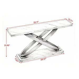 Consolle Moderna di Lusso con Piedi in Legno Regolabili per Casa, Appartamento, Hotel, Magazzino, Ingresso, Bagno - Product Image 3
