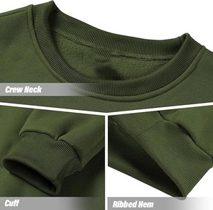 Sweat-shirt brodé en coton 100% de qualité supérieure pour hommes - Texture douce et lisse, style sportif, vêtement décontracté élégant - Product Image 5