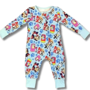 Combinaisons en bambou pour bébé ZP, vente en gros, mignonnes, courtes, fermeture éclair bidirectionnelle, unisexe, imperméables, écologiques, taille/couleur aléatoire pour enfants HUNAR - Product Image 5