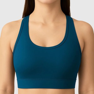Sujetador deportivo acolchado de alto impacto para mujer, con espalda cruzada, para fitness, yoga, gimnasio, correr y entrenamiento, venta al por mayor personalizada - Product Image 1