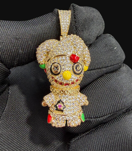 Colgante de Oso de Peluche de Plata 925 con Microincrustaciones de Moissanita, Estilo Hip Hop, Chapado en Rodio, Regalo de Joyería - Product Image 4