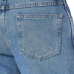 Pantalones Vaqueros Casuales de Pierna Recta para Hombre, Algodón de Peso Medio, Corte Regular, Color Sólido, Estilo Otoñal - Product Image 6
