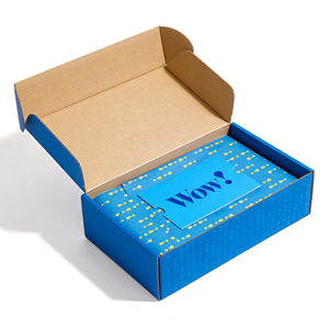 Caja de Cartón Plegable para Envíos, de Papel Kraft Natural, Ecológica, Resistente y con Logotipo Personalizado - Product Image 2