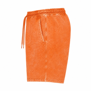 Pantalones Cortos Bermuda de Algodón Naranja para Hombre, con Cordón Frontal, Bolsillos en la Cintura, Casuales, Ecológicos, Transpirables, de Secado Rápido, con Acabado Lavado, Personalizados - Product Image 4