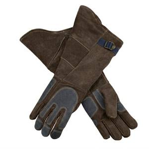 Impact Resistant Welding Leather Gloves <b>Heat</b> Resistant Long Sleeve Cowhide Split Leather Safety Protection Gloves - Product Image 6