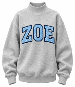 Sweat-shirt personnalisé pour femme, col roulé, coupe oversize, hiver, 100% coton molletonné, manches longues, logo frontal, vente en gros - Product Image 1