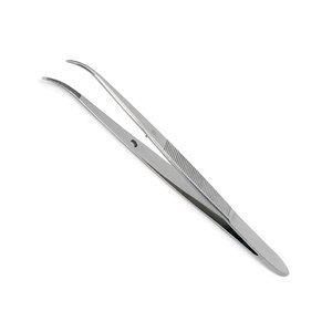 Pinces à dissection manuelles en acier inoxydable, légères, à mâchoires droites entièrement dentelées longitudinallement, 24 cm, haute qualité, classe II - Product Image 2