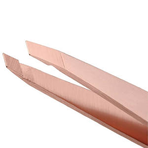 Pince à épiler oblique exclusive néon violet pince à épiler en acier inoxydable pince à épiler polyvalente haute précision - Product Image 5