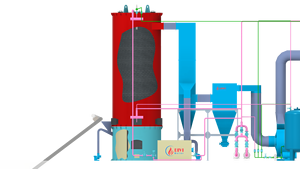 Calentador de Fluido Térmico de Biomasa Industrial de Alto Rendimiento de 1M-8M Kcal, Vertical, de Alta Presión, Controlado por PLC, Precio de Fábrica - Product Image 2
