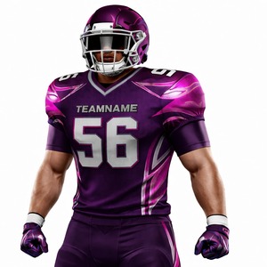 Meilleures ventes d'uniformes de football américain OEM, maillots et pantalons d'équipe personnalisés, faible MOQ, fournisseur en gros Wida Sports - Product Image 2
