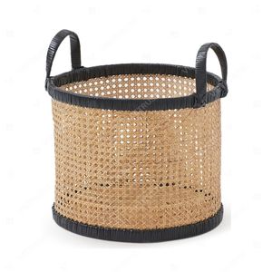 CANE WEBBING SERENITY Customize Size Toy Organizer Home <b>Baskets</b> Bamboo <b>Rattan</b> <b>Basket</b> <b>Storage</b> At Home Laundry With Bathroom - Product Image 5