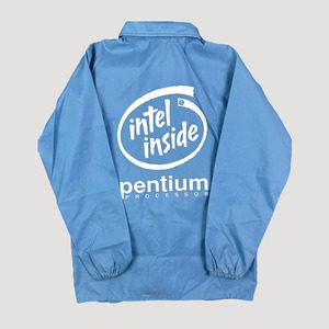 Veste matelassée imperméable à col montant, style moderne, pour l'entraînement en extérieur, avec logos imprimés sur le devant - Product Image 1