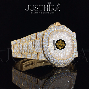 Montre-bracelet élégante la plus vendue, en acier inoxydable, style antique, avec cadran en cristal saphir et mouvement à quartz, idéale pour un usage quotidien - Product Image 4
