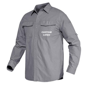 Chemises à manches courtes en polyester pour hommes, col polo, coupe ample, nouvelle conception, logo personnalisé, tricotées, imperméables, pour l'été - Product Image 3