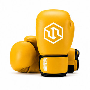 ถุงมือชกมวยหนังวัวแท้แบบหนา สำหรับฝึกซ้อม MMA มวยไทย คิกบ็อกซิ่ง ฟิตเนส และซ้อมกับกระสอบทราย - Product Image 1
