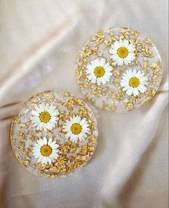 Handmade Eco-Friendly Customized Size Modern Resin <b>Coasters</b> with 2 in 1 Function and Round Shape - Product Image 3