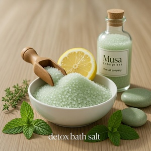 Sal de Baño Natural Tallada Ecológica OEM para Exportación, Sal Mineral del Himalaya para Spa y Desintoxicación, Relajación y Cuidado de la Piel - Musa Enterprises - Product Image 1