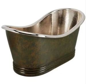 อ่างอาบน้ำทองเหลืองเอียงทองแดงสำหรับห้องน้ำ - Product Image 6