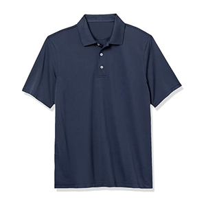 เสื้อโปโลผู้ชายผ้าคอตตอนผสมโพลีเอสเตอร์ แขนสั้น สวมใส่สบาย แบบลำลอง หรือเป็นยูนิฟอร์ม ผ้าคอตตอน 100% สีพื้น ระบายอากาศได้ดี เหมาะสำหรับใส่ในช่วงฤดูร้อน - Product Image 6