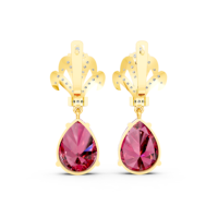 Boucles d'oreilles en or massif 14K 9K 10K 18K avec pierres précieuses de laboratoire certifiées IGI, fabricant de bijoux fins éthiques, vente en gros RJC OEM ODM EA502271