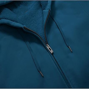 Sweat à capuche zippé pour homme, style urbain, avec doublure intérieure en polaire Sherpa, qualité supérieure, répondant aux exigences des clients, fournisseurs de premier plan - Product Image 5
