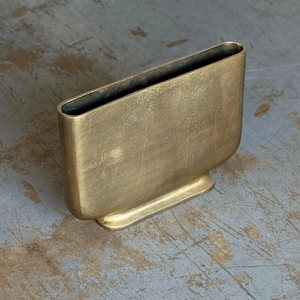 Vase à fleurs en métal antique fait à la main pour salon décor de mariage en aluminium massif coulé meilleur vendeur caractéristique du sol en laiton - Product Image 1