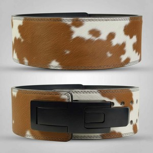 Cinturón de Cuero Ajustable para Levantamiento de Pesas y Powerlifting, 10-13mm de Grosor, Protección Avanzada, Soporte Lumbar, Culturismo - Product Image 5