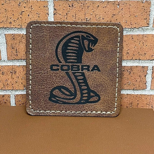 Wholesale Leather Logo <b>Patches</b> for Caps <b>Jackets</b> Bags Custom Burnished Finish Durable Apparel Branding Labels - Product Image 4