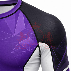 Flexible <b>Compression</b> <b>Shirt</b> With Soft Touch Material Rash Guard For Active Lifestyle Rash Guard - Product Image 5