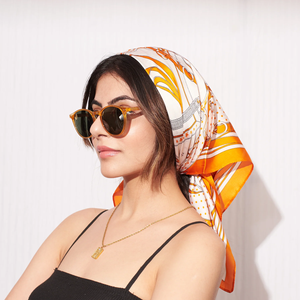 Easy Way satin Silk Paisley Floral Digital Print Pocket Square Four Seasons - Product Image 6