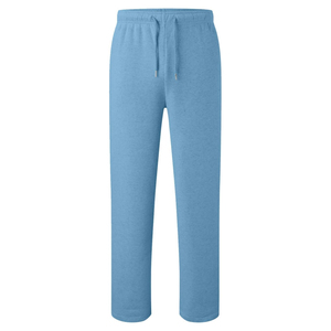 Men's Sporty Casual Baggy Loose Fit Wide Leg <b>Trousers</b> <b>Elastic</b> <b>Waist</b> Acid Wash Polyester/Cotton Lightweight Breathable - Product Image 1
