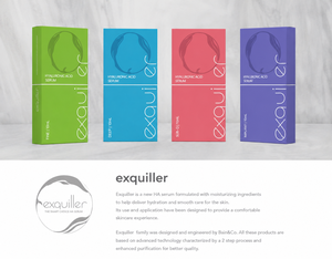 EXQUILLER Gel de beauté coréen HA, 24 mg/mL, Technologie HYBRIDE, 4 types de textures, Purification améliorée - Product Image 3